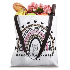 Dental Hygienist Rainbow Dental Hygiene Tote Bag