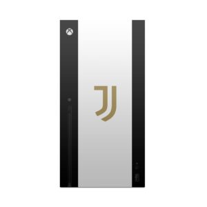 Head Case Designs Officially Licensed Juventus Football Club Black Stripes Art Matte Vinyl Sticker Gaming Skin Decal Cover Compatible with Xbox Series X Console and Controller Bundle