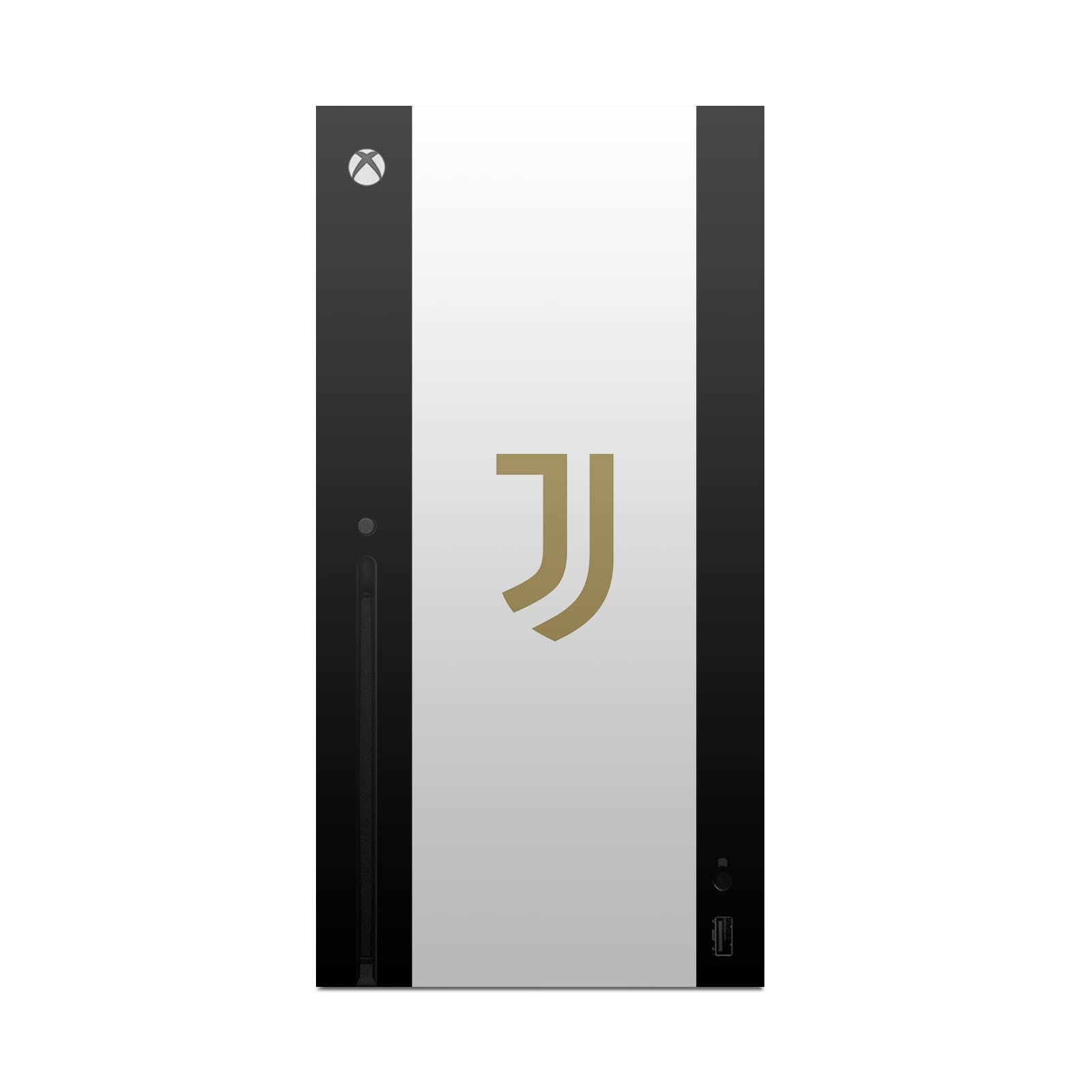 Head Case Designs Officially Licensed Juventus Football Club Black Stripes Art Matte Vinyl Sticker Gaming Skin Decal Cover Compatible with Xbox Series X Console