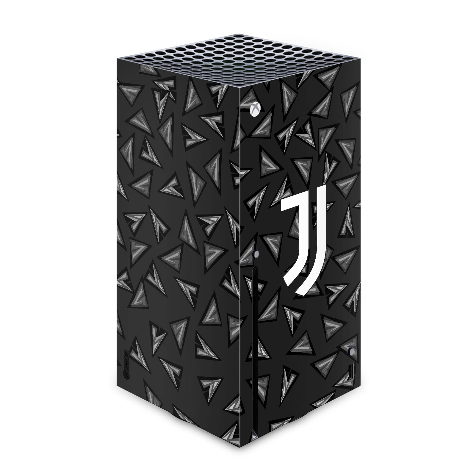 Head Case Designs Officially Licensed Juventus Football Club Geometric Pattern Art Matte Vinyl Sticker Gaming Skin Decal Cover Compatible with Xbox Series X Console