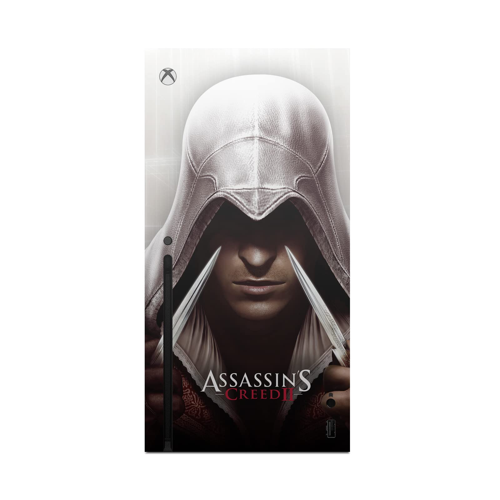 Head Case Designs Officially Licensed Assassin's Creed Ezio II Graphics Matte Vinyl Sticker Gaming Skin Decal Cover Compatible with Xbox Series X Console and Controller Bundle