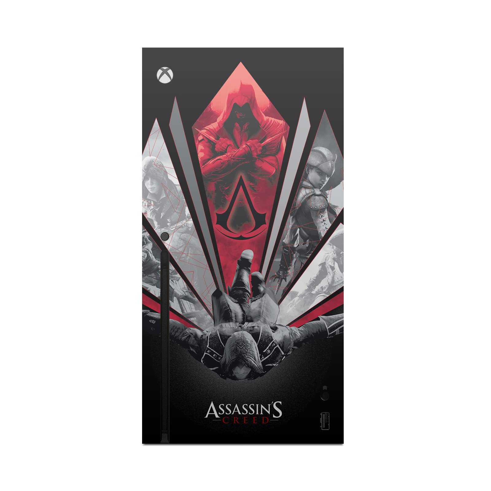 Head Case Designs Officially Licensed Assassin's Creed Leap of Faith Graphics Vinyl Sticker Gaming Skin Decal Cover Compatible with Xbox Series X Console and Controller Bundle