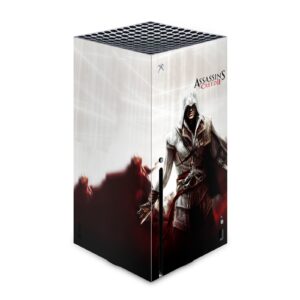 head case designs officially licensed assassin's creed cover art ii graphics vinyl sticker gaming skin decal cover compatible with xbox series x console