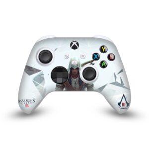 Head Case Designs Officially Licensed Assassin's Creed Connor III Graphics Vinyl Sticker Gaming Skin Decal Cover Compatible with Xbox Series X/S Controller