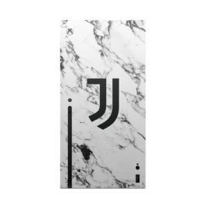 Head Case Designs Officially Licensed Juventus Football Club White Marble Art Matte Vinyl Sticker Gaming Skin Decal Cover Compatible with Xbox Series X Console