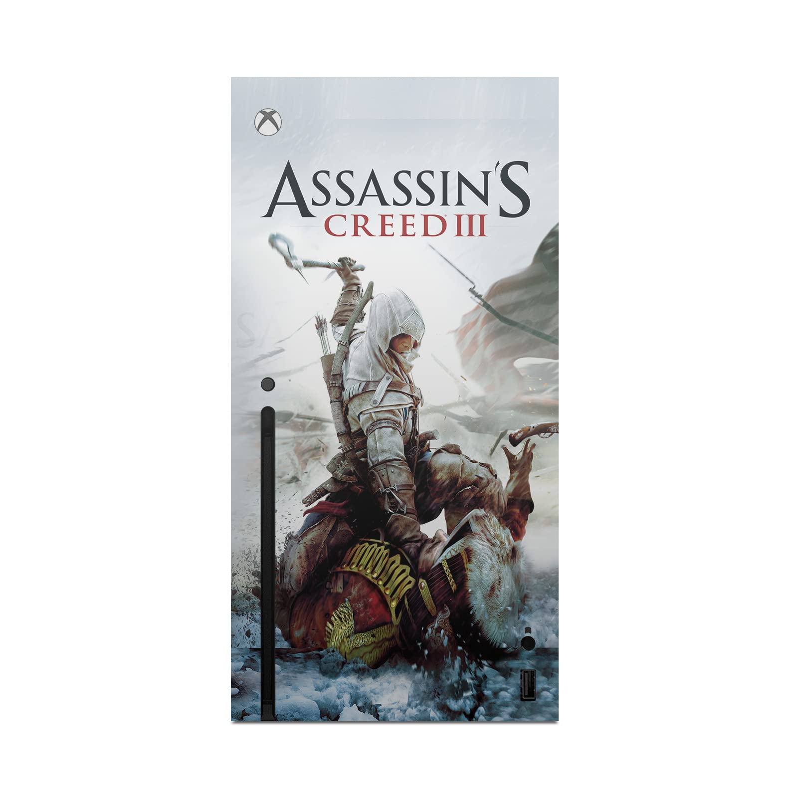 Head Case Designs Officially Licensed Assassin's Creed Game Cover III Graphics Vinyl Sticker Gaming Skin Decal Cover Compatible with Xbox Series X Console