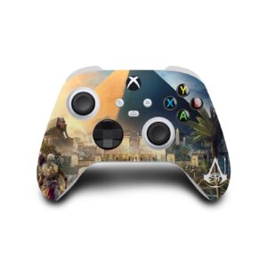 Head Case Designs Officially Licensed Assassin's Creed Key Art Bayek Origins Graphics Matte Vinyl Sticker Gaming Skin Decal Cover Compatible with Xbox Series S Console and Controller Bundle