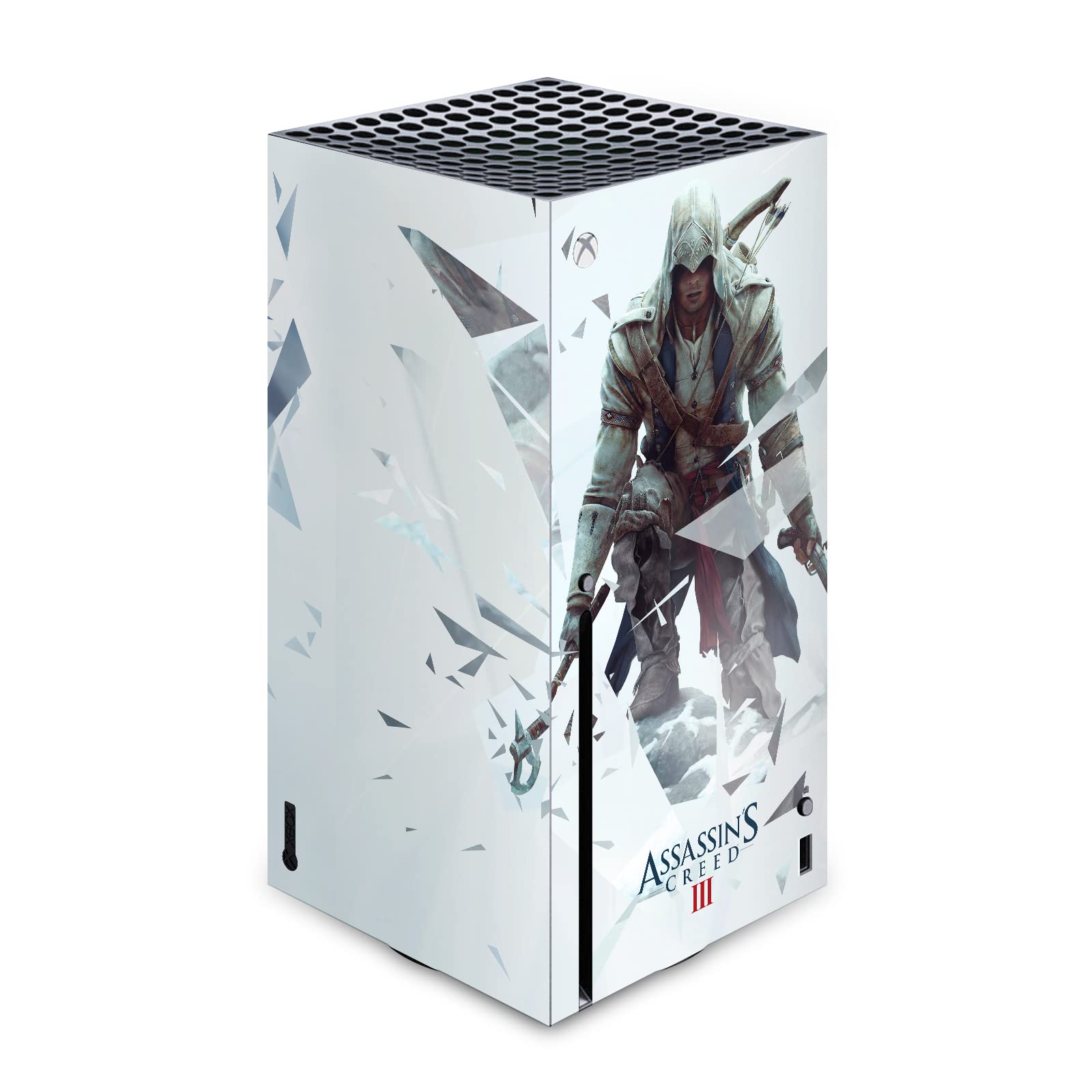 Head Case Designs Officially Licensed Assassin's Creed Connor III Graphics Matte Vinyl Sticker Gaming Skin Decal Cover Compatible with Xbox Series X Console