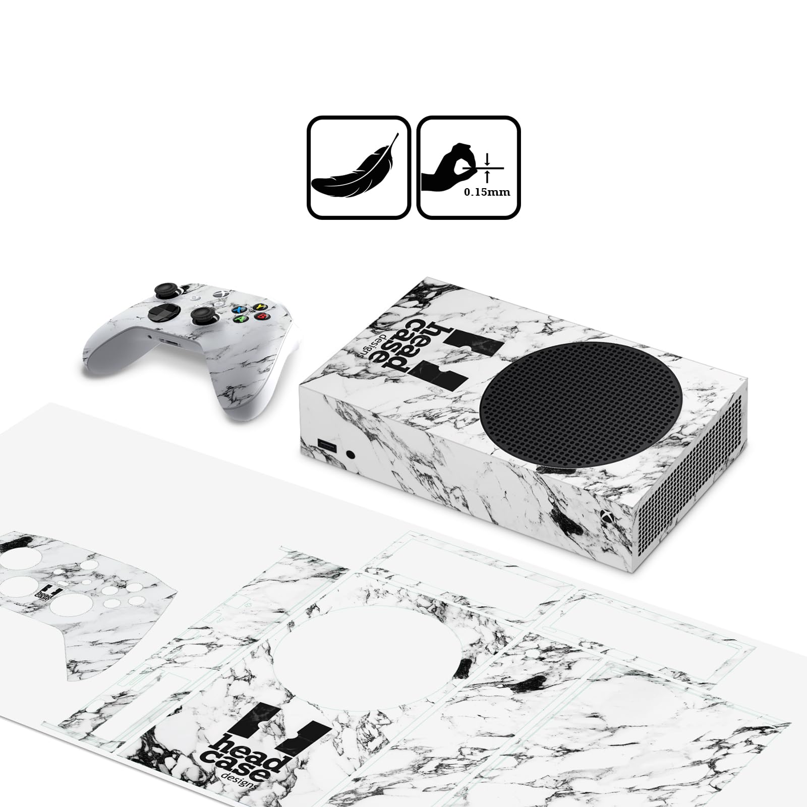 Head Case Designs Officially Licensed Assassin's Creed Codex Edition Brotherhood Graphics Vinyl Sticker Gaming Skin Decal Cover Compatible with Xbox Series S Console and Controller Bundle