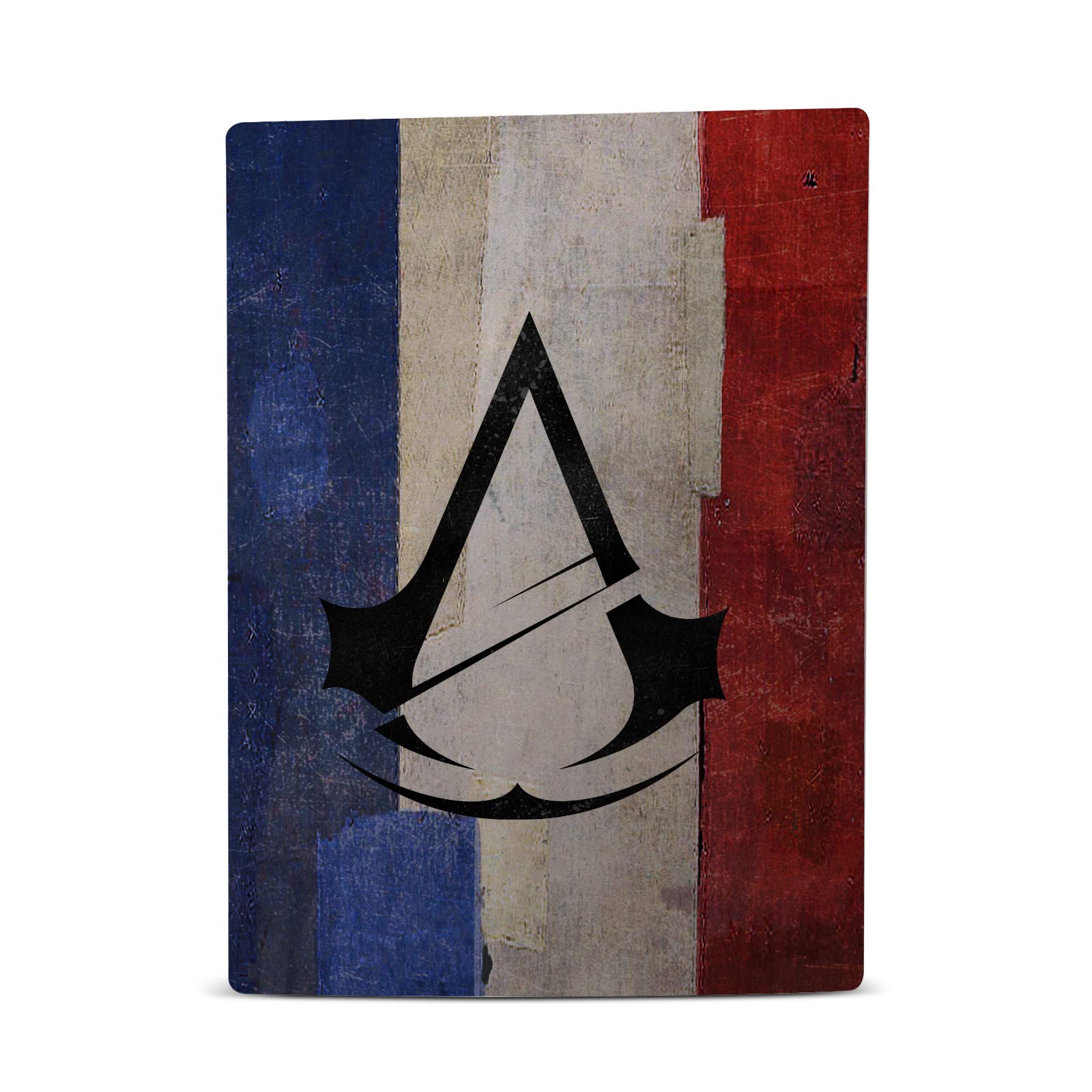 Head Case Designs Officially Licensed Assassin's Creed Flag of France Unity Key Art Matte Vinyl Faceplate Sticker Gaming Skin Decal Cover Compatible with Sony Playstation 5 PS5 Disc Edition Console