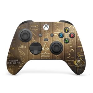 Head Case Designs Officially Licensed Assassin's Creed Origins Graphics Logo 3D Heiroglyphics Vinyl Sticker Gaming Skin Decal Cover Compatible with Xbox Series X Console and Controller Bundle