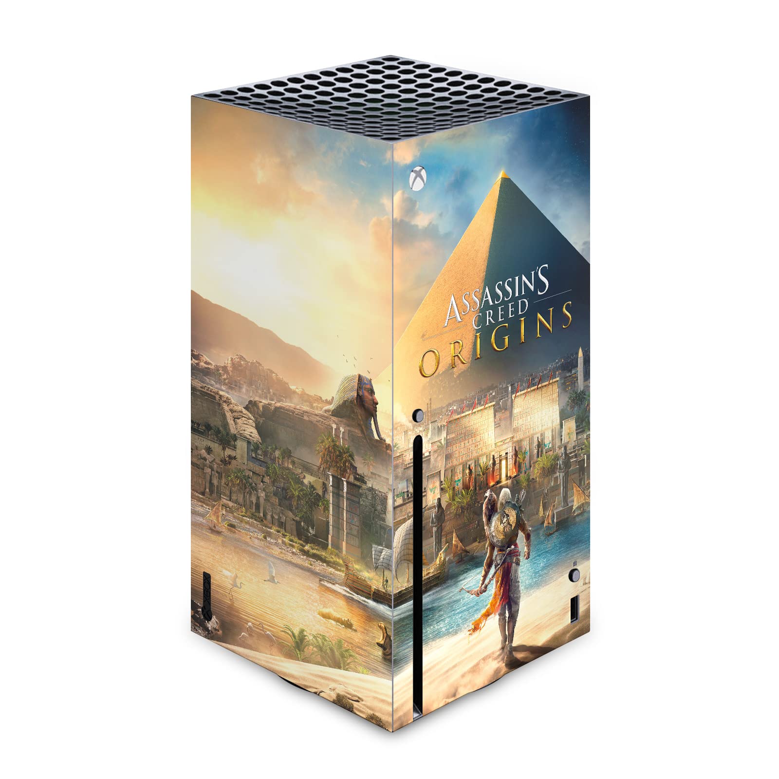 Head Case Designs Officially Licensed Assassin's Creed Key Art Bayek Origins Graphics Matte Vinyl Sticker Gaming Skin Decal Cover Compatible with Xbox Series X Console