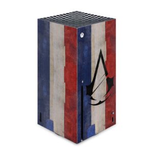 Head Case Designs Officially Licensed Assassin's Creed Flag of France Unity Key Art Matte Vinyl Sticker Gaming Skin Decal Cover Compatible with Xbox Series X Console