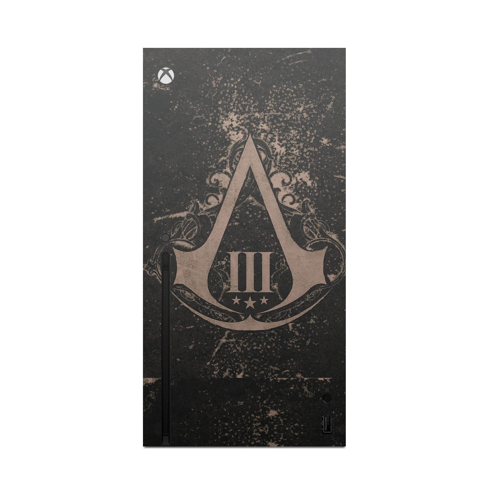 Head Case Designs Officially Licensed Assassin's Creed Old Notebook III Graphics Matte Vinyl Sticker Gaming Skin Decal Cover Compatible with Xbox Series X Console