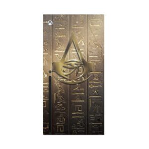 Head Case Designs Officially Licensed Assassin's Creed Logo 3D Heiroglyphics Origins Graphics Matte Vinyl Sticker Gaming Skin Decal Cover Compatible with Xbox Series X Console