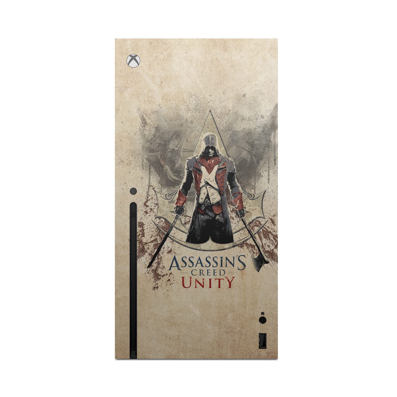 Head Case Designs Officially Licensed Assassin's Creed Arno Dorian Unity Key Art Vinyl Sticker Gaming Skin Decal Cover Compatible with Xbox Series X Console