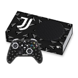 head case designs officially licensed juventus football club geometric pattern art vinyl sticker gaming skin decal cover compatible with xbox series s console and controller bundle