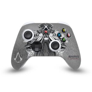 Head Case Designs Officially Licensed Assassin's Creed Belt Crest Brotherhood Graphics Matte Vinyl Sticker Gaming Skin Decal Cover Compatible with Xbox Series S Console and Controller Bundle