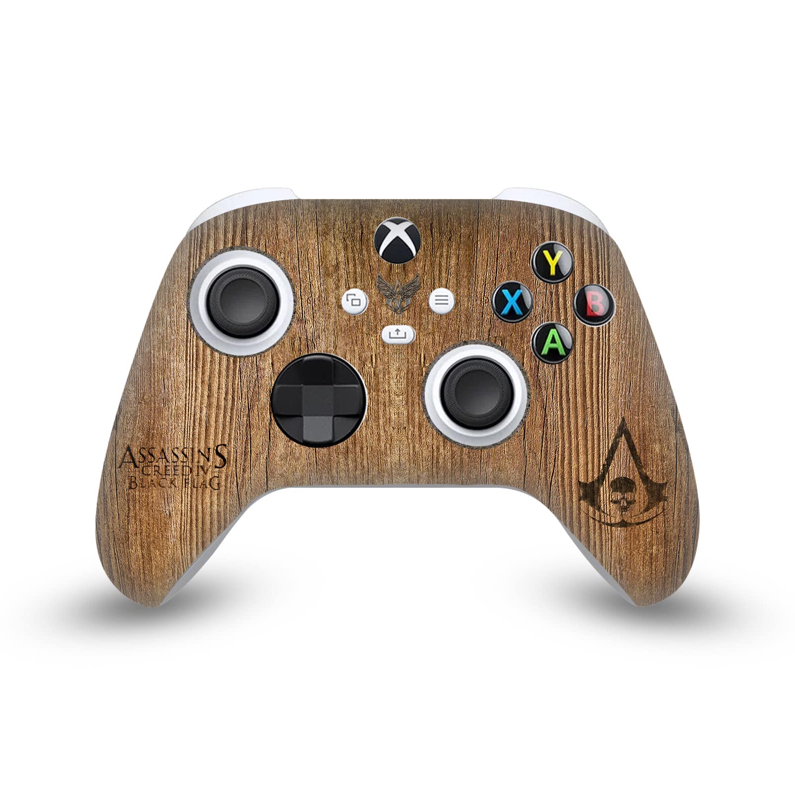 Head Case Designs Officially Licensed Assassin's Creed Wood and Metal Chest Black Flag Graphics Vinyl Sticker Gaming Skin Decal Cover Compatible with Xbox Series X Console and Controller Bundle