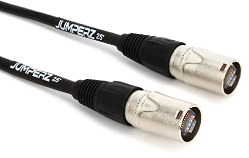 JUMPERZ Blue Line Cat5e Shielded EtherCON Cable - 25-foot