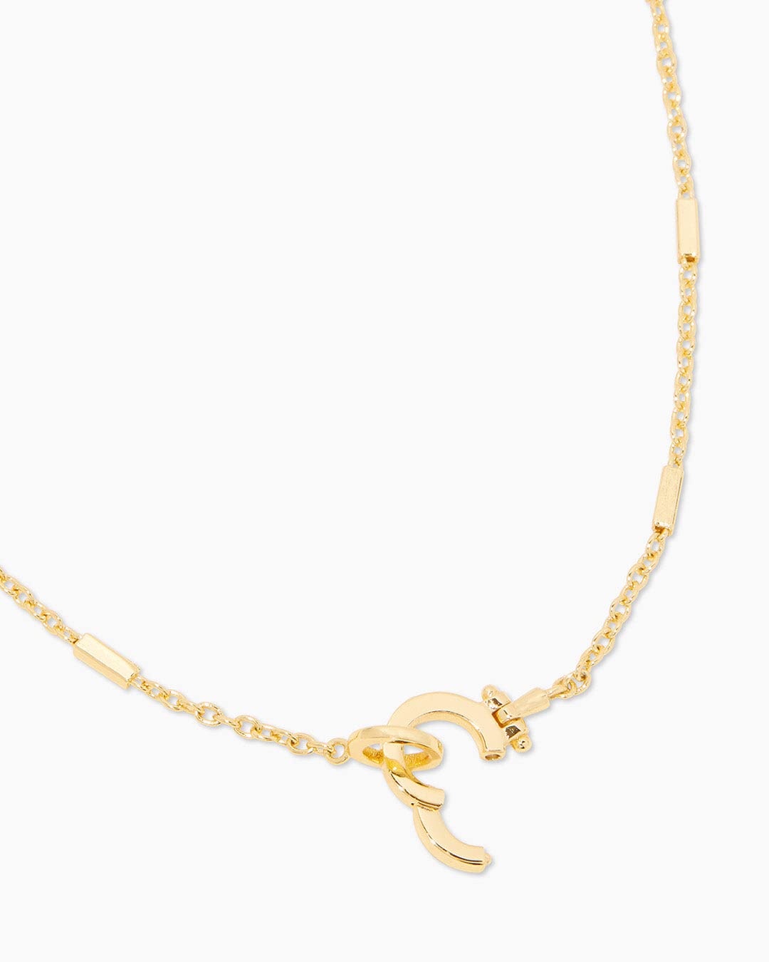 gorjana Women's Tatum Necklace, 18k Gold Plated, Link Bar Chain