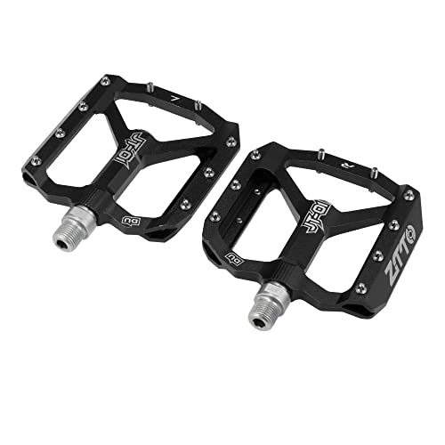 X AUTOHAUX 1 Pair Non Slip Pedals Platform Flat Bicycle Pedals 9/16" for Road Bikes MTB Mountain Bike