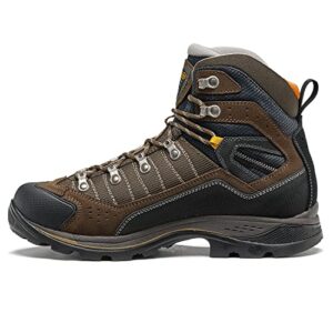 asolo men's drifter i gv evo light hiking and trekking boots (dark brown/brown, 14)