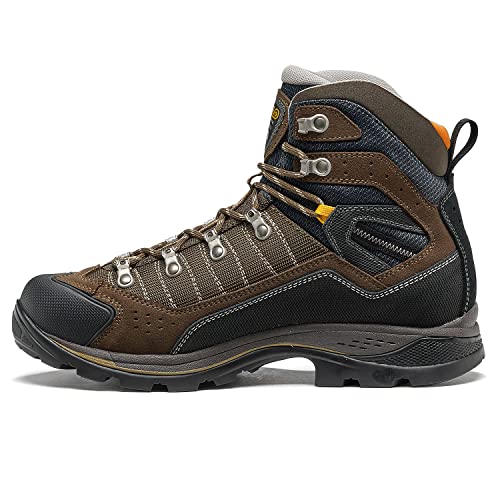 ASOLO Men's Drifter I GV EVO Light Hiking and Trekking Boots (Dark Brown/Brown, 14)