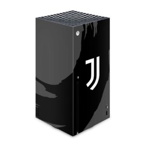 head case designs officially licensed juventus football club sweep stroke art vinyl sticker gaming skin decal cover compatible with xbox series x console