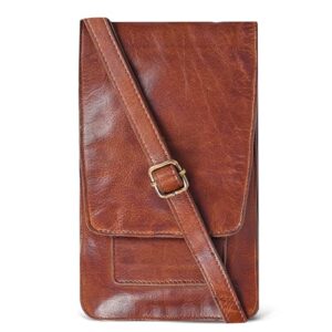 small leather crossbody bags for women - sling bag for women - cell phone & card holder - women's wallet purse