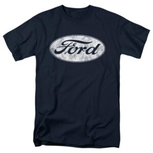 popfunk classic ford logo unisex adult t shirt,navy, x-large