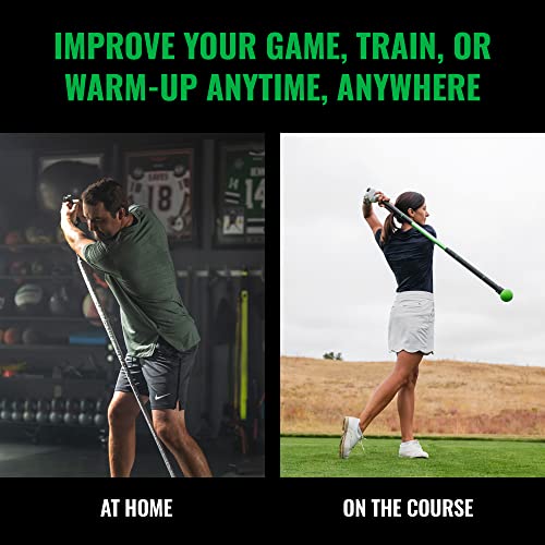 GolfForever Golf Swing Trainer Aid as seen in Netflix - Full Swing | Official Golf Fitness System of PGA Tour | Premium Golf Training Equipment Proven by Scottie Scheffler to Improve Swing Posture