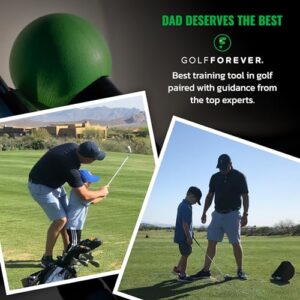 GolfForever Golf Swing Trainer Aid as seen in Netflix - Full Swing | Official Golf Fitness System of PGA Tour | Premium Golf Training Equipment Proven by Scottie Scheffler to Improve Swing Posture