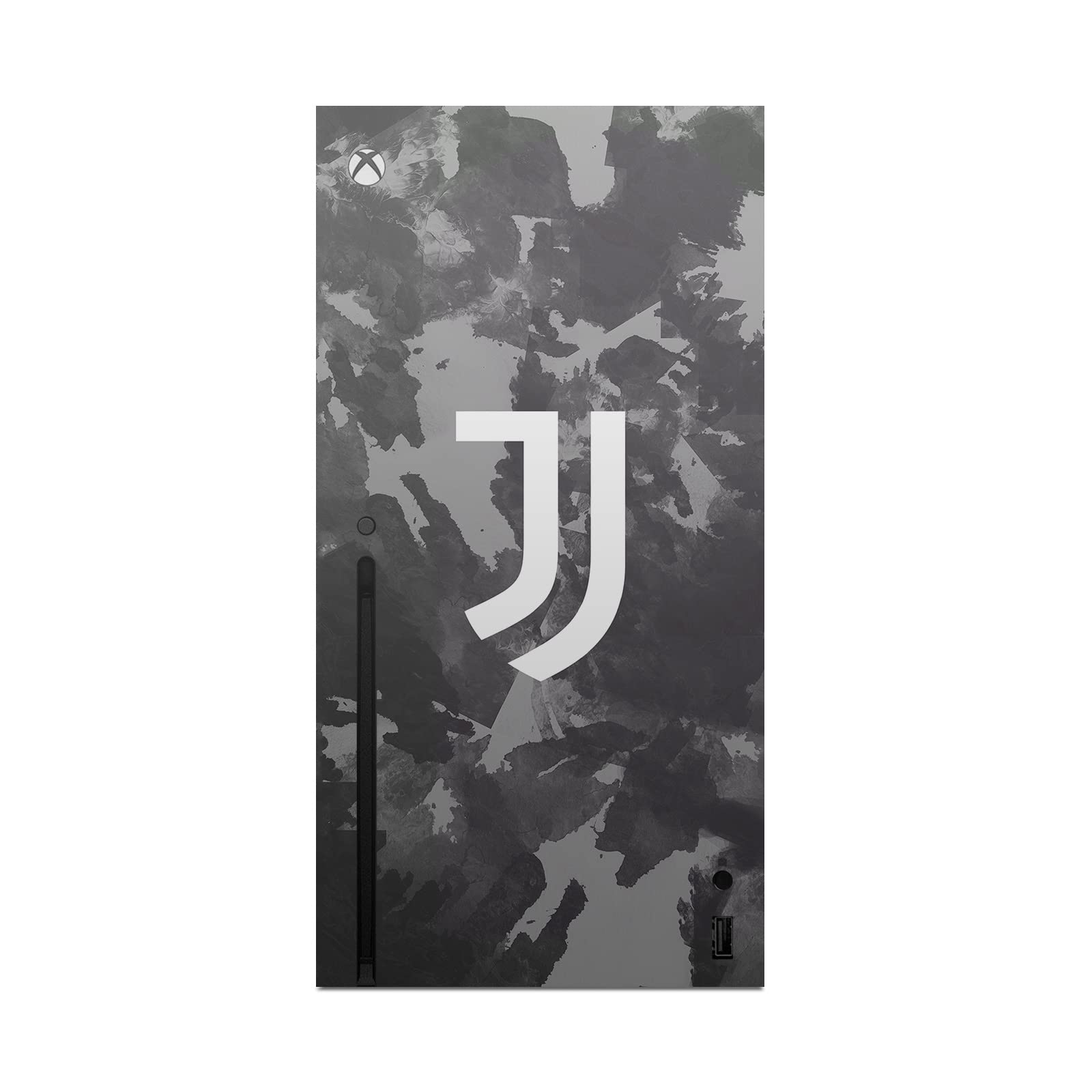 Head Case Designs Officially Licensed Juventus Football Club Monochrome Splatter Logo Art Matte Vinyl Sticker Gaming Skin Decal Cover Compatible with Xbox Series X Console and Controller Bundle