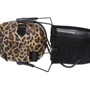 Walker's Razor Slim Electronic MUFF - Leopard Print