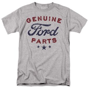 popfunk classic ford genuine parts unisex adult t shirt,athletic heather, x-large