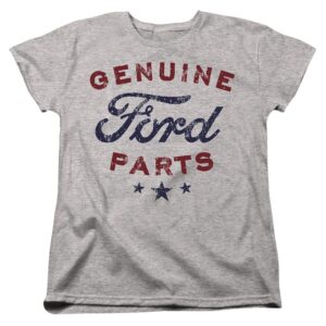 Popfunk Classic Ford Genuine Parts Women's T Shirt,Athletic Heather, 2X-Large