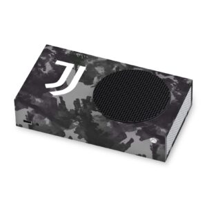 head case designs officially licensed juventus football club monochrome splatter logo art vinyl sticker gaming skin decal cover compatible with xbox series s console