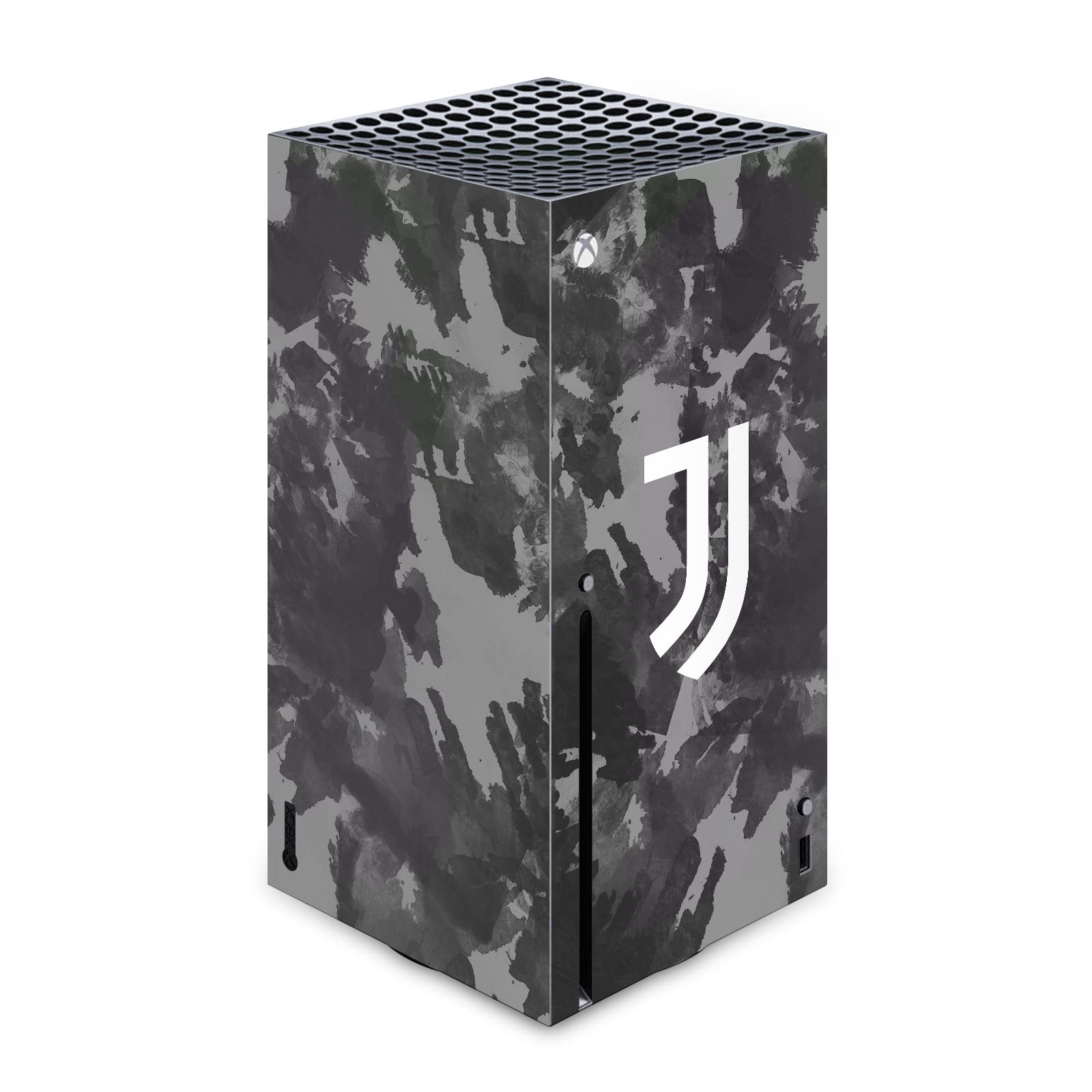 Head Case Designs Officially Licensed Juventus Football Club Monochrome Splatter Logo Art Vinyl Sticker Gaming Skin Decal Cover Compatible with Xbox Series X Console