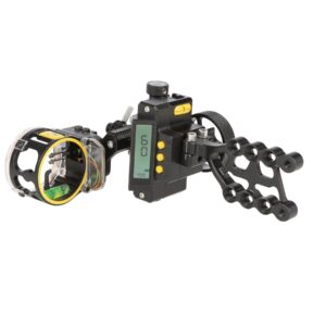 trophy ridge digital react trio pro 3-pin archery bow sight, right hand, 0.019 pin