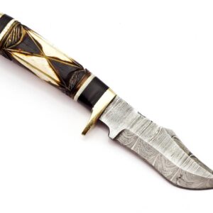 UK UNIQUE SHARP KNIVES Handmade Damascus Steel Small skinner knife SK-2021 Beautiful Handle