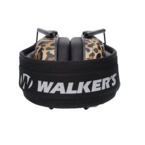 Walker's Razor Slim Electronic MUFF - Leopard Print