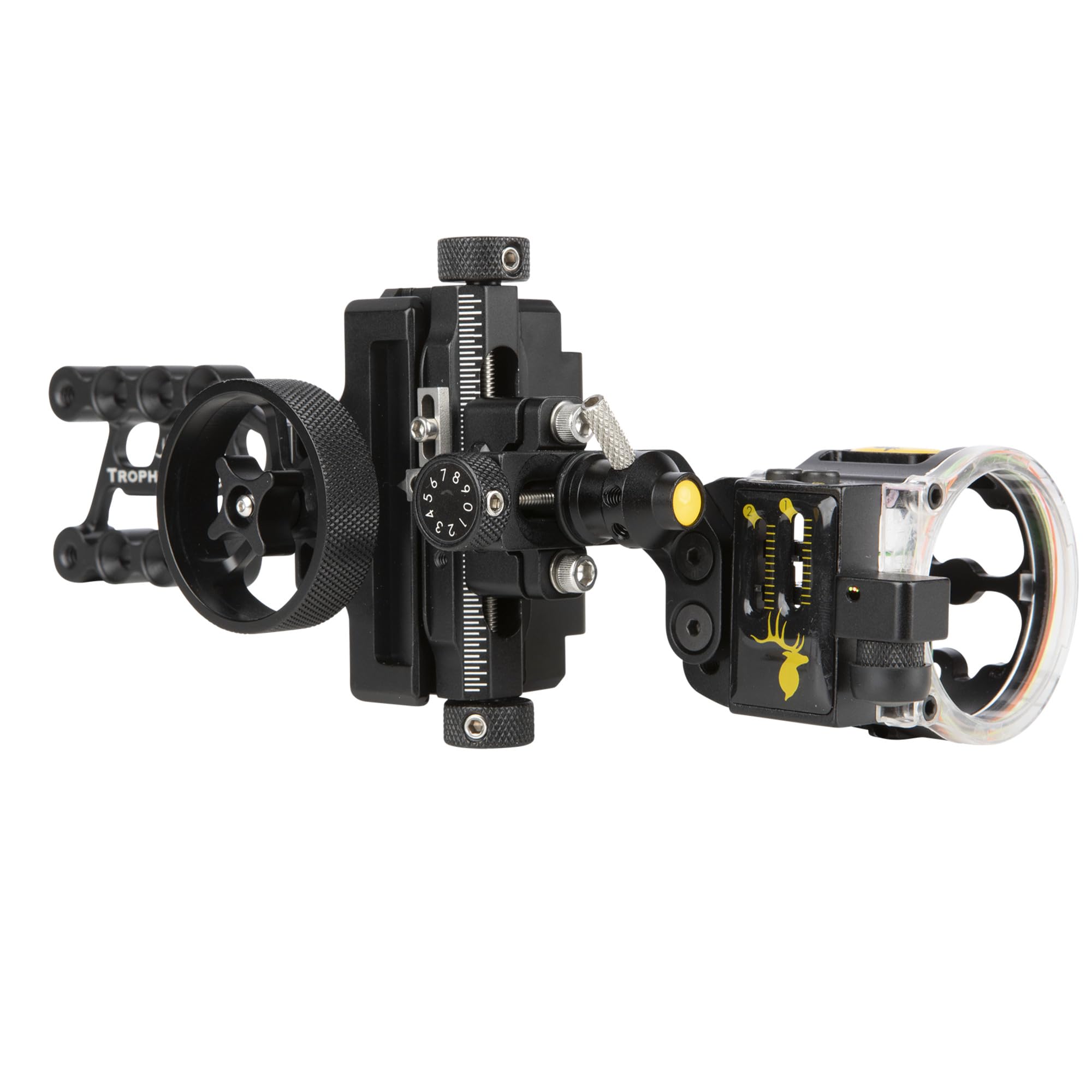 Trophy Ridge Digital React Trio Pro 3-Pin Archery Bow Sight, Right Hand, 0.019 Pin