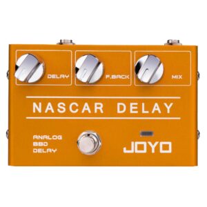 JOYO R-10 Analog Delay Effect Pedal Bundle with DC 9V Pedal Power Supply (800mA -1A) AC Adapter