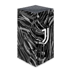 head case designs officially licensed juventus football club abstract brush art vinyl sticker gaming skin decal cover compatible with xbox series x console