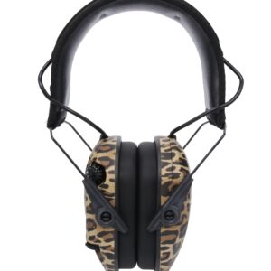 Walker's Razor Slim Electronic MUFF - Leopard Print