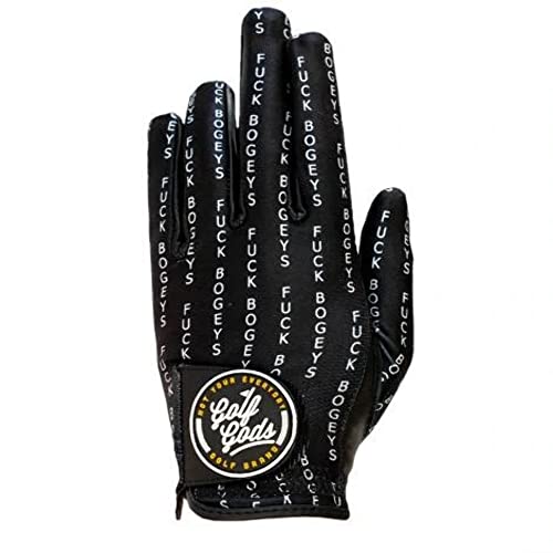 Golf Gods - Golf Glove 'Fuck Bogeys' Medium - Left