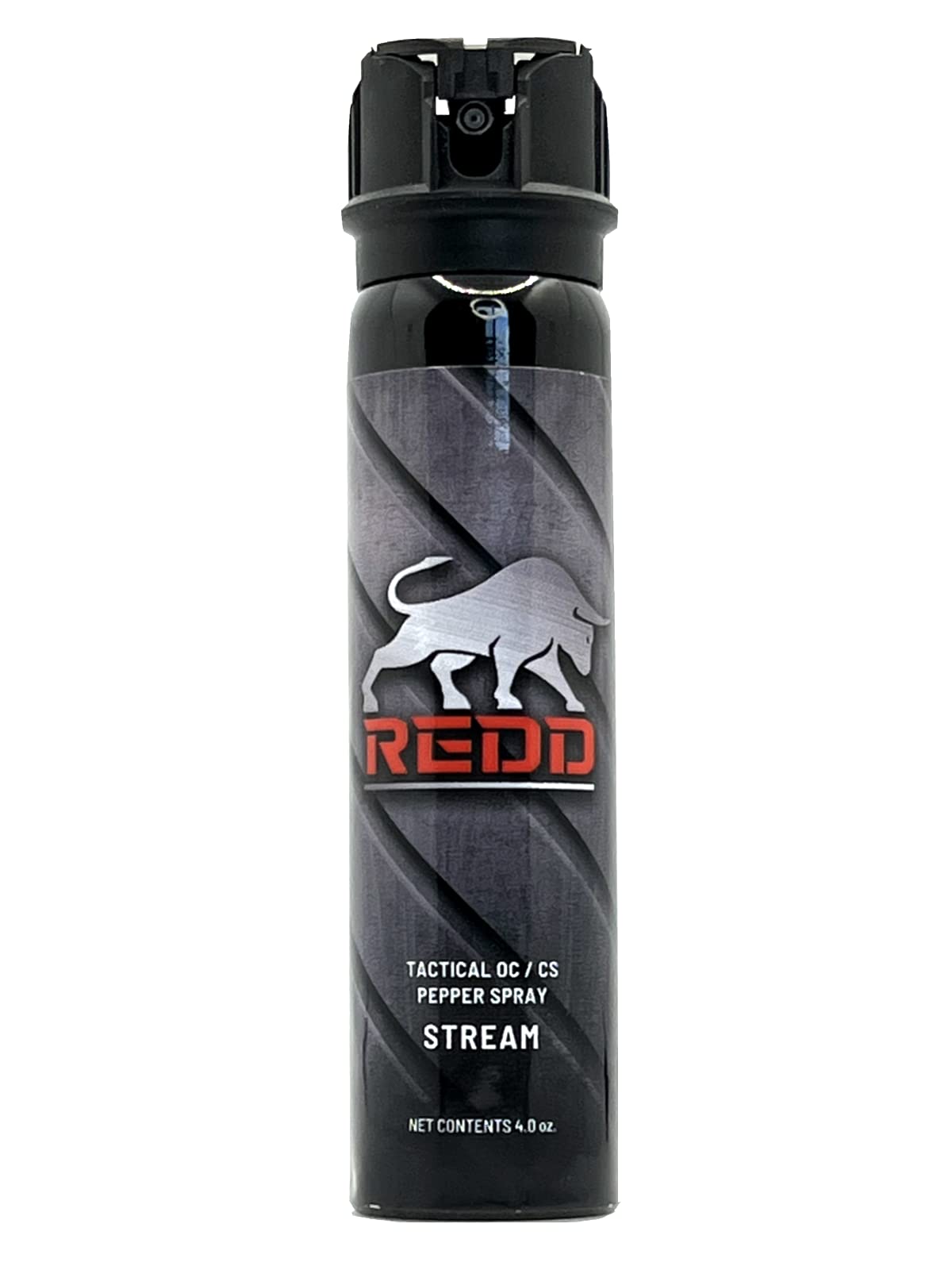 NW Self Defense Products Redd, Tactical OC/CS Pepper Spray - Flip Top Stream (4 oz)