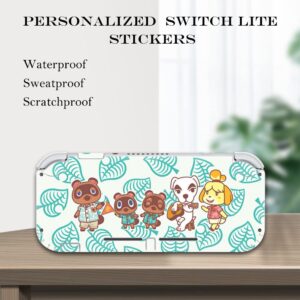 PERFECTSIGHT Cute Skin Sticker Compatible with Nintendo Switch, Kawaii Cartoon Vinyl Decal, Pretty Pattern Full Set Wrap Protective Film for NS Console & Joy-Con Controller & Dock (Monster Hunter)