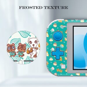 PERFECTSIGHT Cute Skin Sticker Compatible with Nintendo Switch, Kawaii Cartoon Vinyl Decal, Pretty Pattern Full Set Wrap Protective Film for NS Console & Joy-Con Controller & Dock (Monster Hunter)